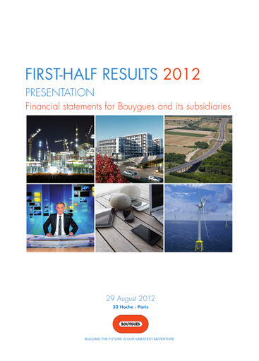 Thumbnail Bouygues Financial Statement 2012-h1