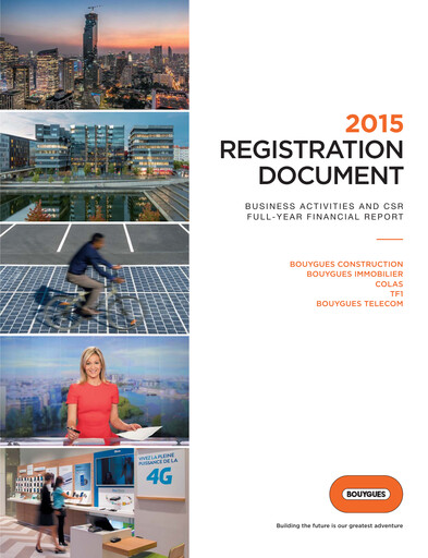 Thumbnail Bouygues Universal Registration Document 2015