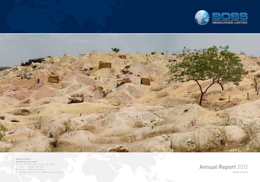 Thumbnail Boss Energy Annual Report 2012