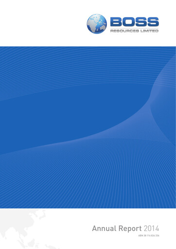 Thumbnail Boss Energy Annual Report 2014