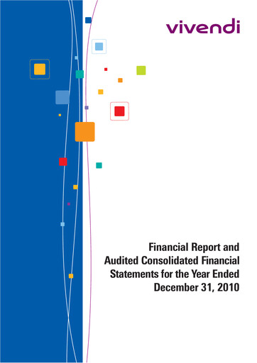 Thumbnail Vivendi Financial Report 2010