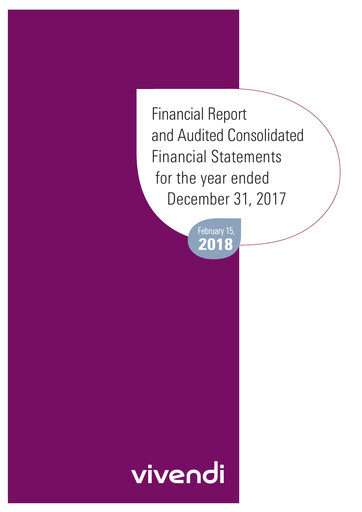Thumbnail Vivendi Financial Report 2017