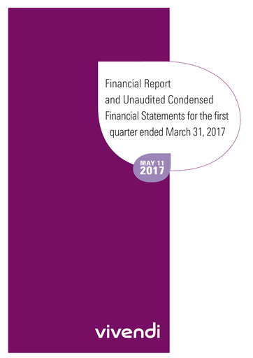 Thumbnail Vivendi Quarterly Report 2017-q1