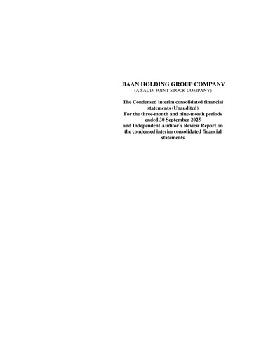 Vorschaubild Abdulmohsen Al-Hokair Group for Tourism and Development Company Finanzmitteilung 2025-9m