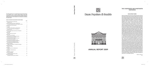 Thumbnail Banca Popolare di Sondrio Annual Report 2009