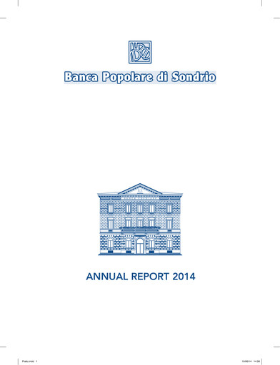 Thumbnail Banca Popolare di Sondrio Annual Report 2014