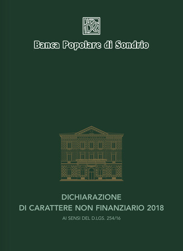 Thumbnail Banca Popolare di Sondrio ESG Report 2018