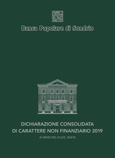 Thumbnail Banca Popolare di Sondrio ESG Report 2019