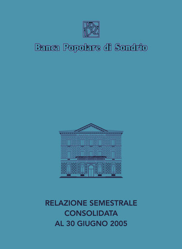Miniature Banca Popolare di Sondrio Rapport semestriel 2005-h1
