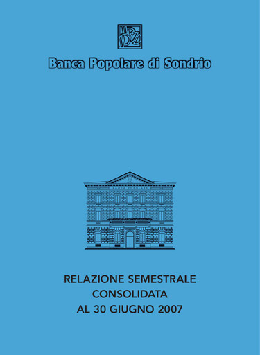 Miniature Banca Popolare di Sondrio Rapport semestriel 2007-h1