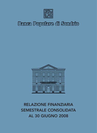 Miniature Banca Popolare di Sondrio Rapport semestriel 2008-h1