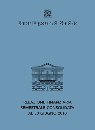 Miniature Banca Popolare di Sondrio Rapport semestriel 2010-h1