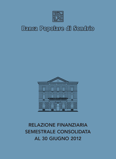 Miniature Banca Popolare di Sondrio Rapport semestriel 2012-h1