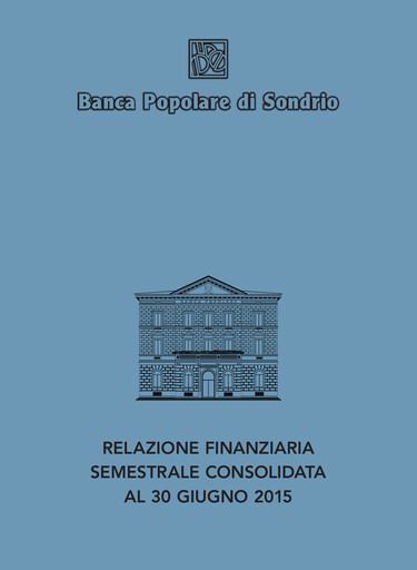 Miniature Banca Popolare di Sondrio Rapport semestriel 2015-h1