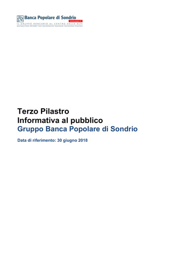 Miniature Banca Popolare di Sondrio Rapport semestriel 2018-h1