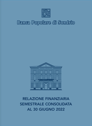 Miniature Banca Popolare di Sondrio Rapport semestriel 2022-h1