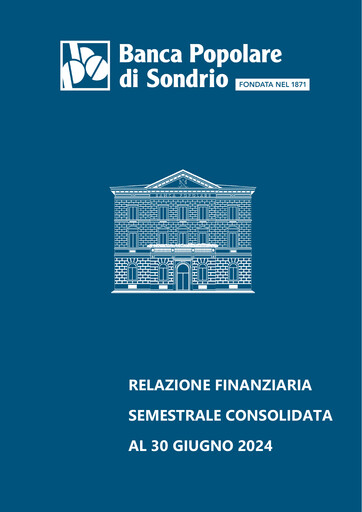 Miniature Banca Popolare di Sondrio Rapport semestriel 2024-h1