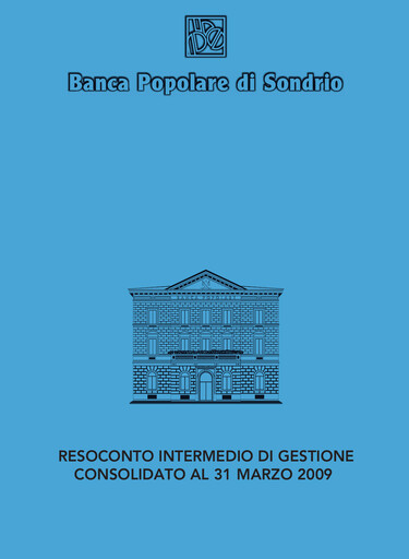 Thumbnail Banca Popolare di Sondrio Quarterly Report 2009-q1