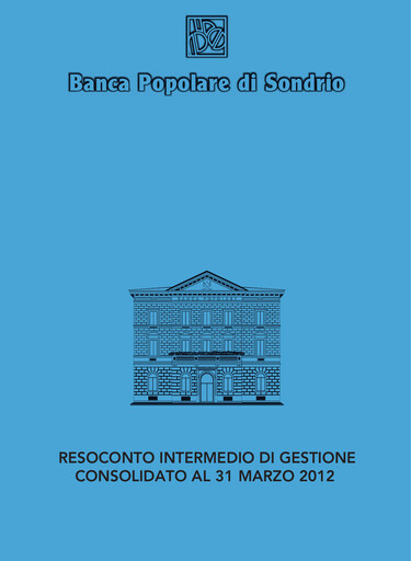 Thumbnail Banca Popolare di Sondrio Quarterly Report 2012-q1
