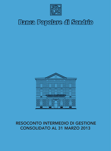 Thumbnail Banca Popolare di Sondrio Quarterly Report 2013-q1