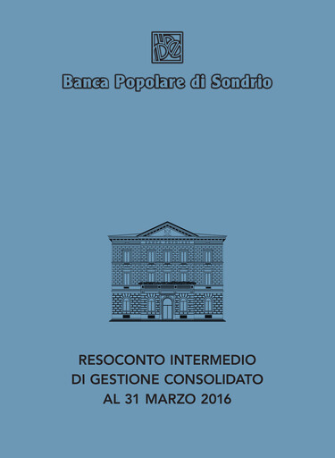 Thumbnail Banca Popolare di Sondrio Quarterly Report 2016-q1