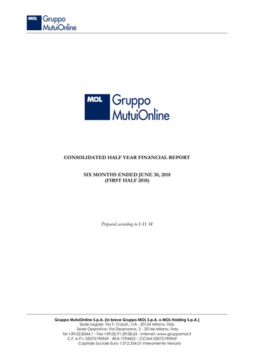 Thumbnail Moltiply Group (Gruppo Mutuionline) Half-year Report 2018-h1