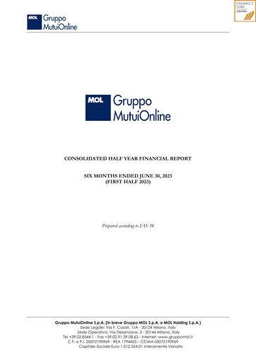 Thumbnail Moltiply Group (Gruppo Mutuionline) Half-year Report 2023-h1