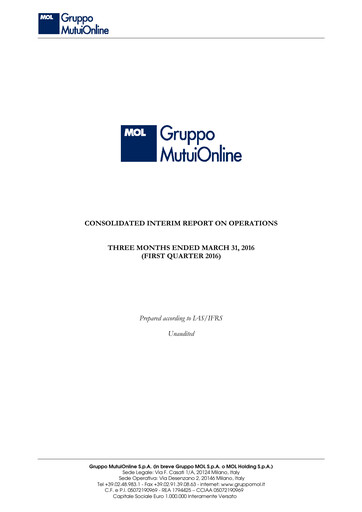 Thumbnail Moltiply Group (Gruppo Mutuionline) Quarterly Report 2016-q1