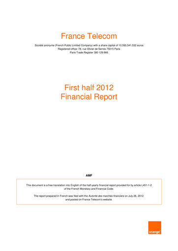 Thumbnail Orange Financial Statement 2012-h1