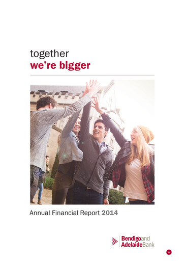 Thumbnail Bendigo and Adelaide Bank Annual Report 2014