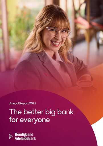 Thumbnail Bendigo and Adelaide Bank Annual Report 2024