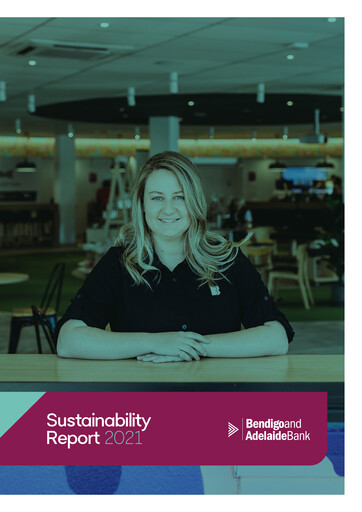 Thumbnail Bendigo and Adelaide Bank Sustainability Report 2021