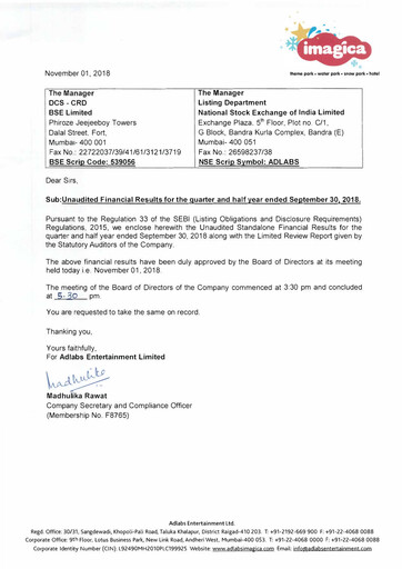 Thumbnail Imagicaaworld Entertainment Quarterly Report 2018-q2