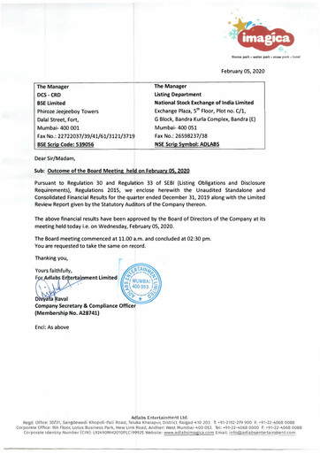 Thumbnail Imagicaaworld Entertainment Quarterly Report 2019-q3