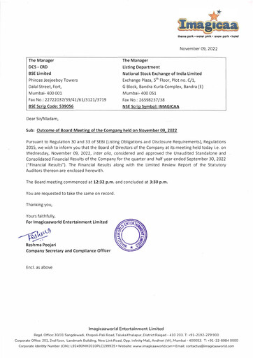 Thumbnail Imagicaaworld Entertainment Quarterly Report 2022-q2