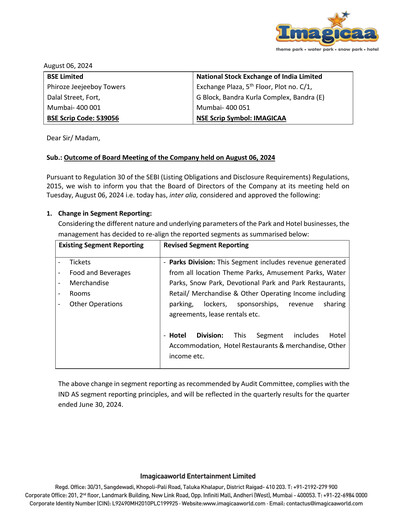 Thumbnail Imagicaaworld Entertainment Quarterly Report 2024-q1