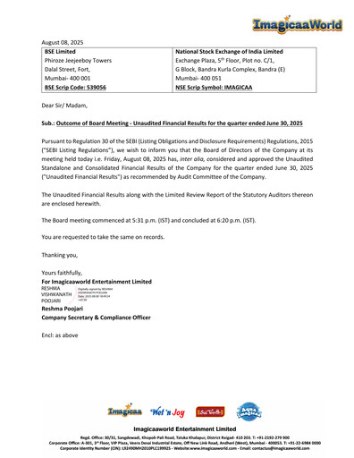 Thumbnail Imagicaaworld Entertainment Quarterly Report 2025-q1