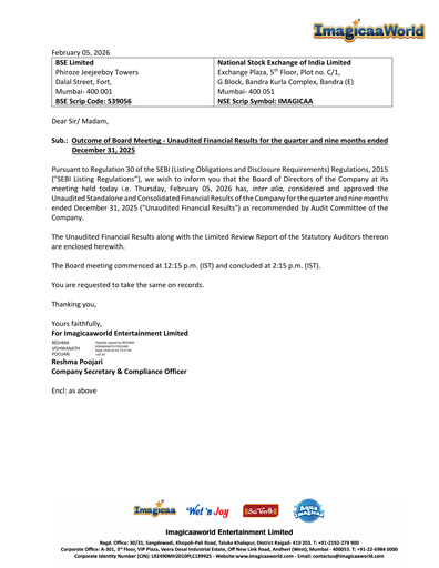 Thumbnail Imagicaaworld Entertainment Quarterly Report 2025-q3