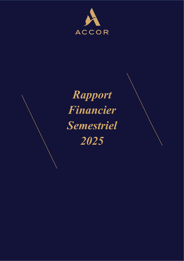 Miniature Accor Rapport semestriel 2025-h1