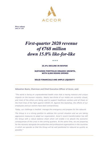 Thumbnail Accor Quarterly Report 2020-q1