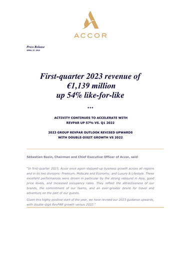 Thumbnail Accor Quarterly Report 2023-q1