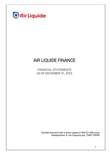 Miniature Air Liquide Bilan financier 2023