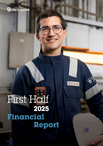 Miniature Air Liquide Rapport semestriel 2025-h1
