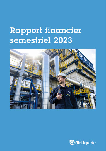 Miniature Air Liquide Rapport semestriel 2023-h1