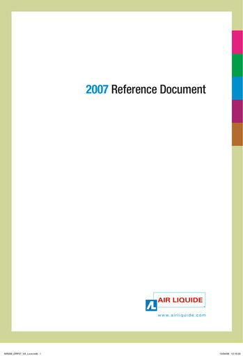 Thumbnail Air Liquide Universal Registration Document 2007