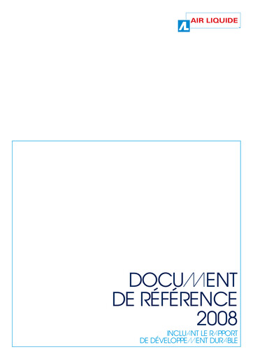 Thumbnail Air Liquide Universal Registration Document 2008