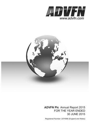 Thumbnail ADVFN Annual Report 2015