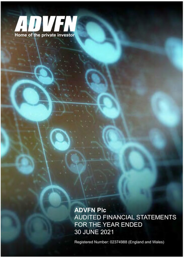 Thumbnail ADVFN Annual Report 2021