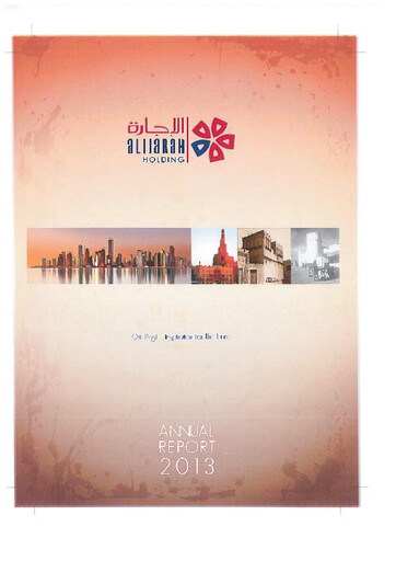 Miniature Alijarah Holding Rapport annuel 2013