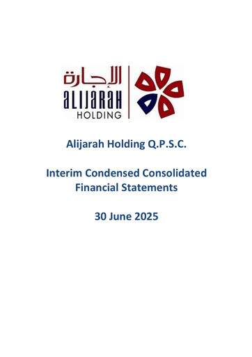 Thumbnail Alijarah Holding Financial Statement 2025-h1